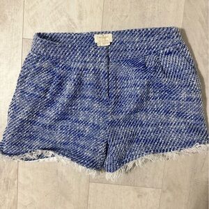 Kate Spade Blue and White Tweed Fabric